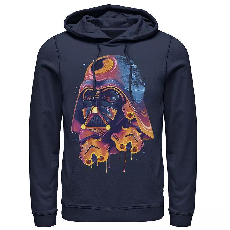 Mens Disney Lilo & Stitch Moonlight Collage Hoodie Black Product Image