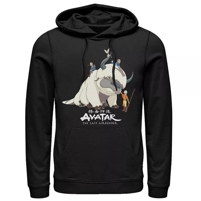 Mens Avatar: The Last Airbender Appa Ride Group Shot Hoodie Product Image