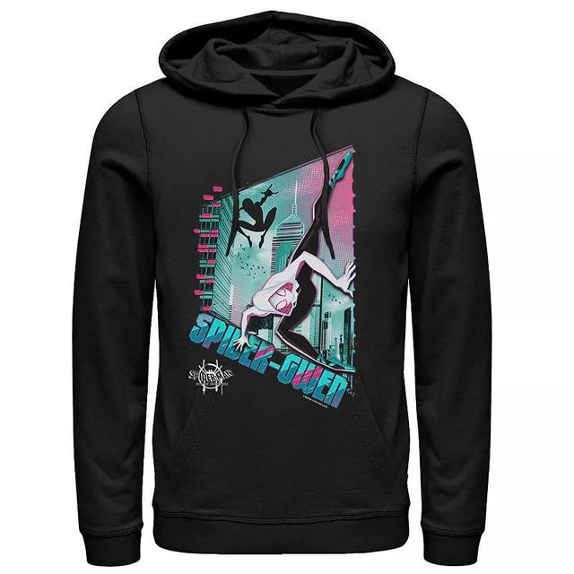 Mens Marvel Spiderverse Spider-Gwen City Pose Graphic Hoodie Product Image