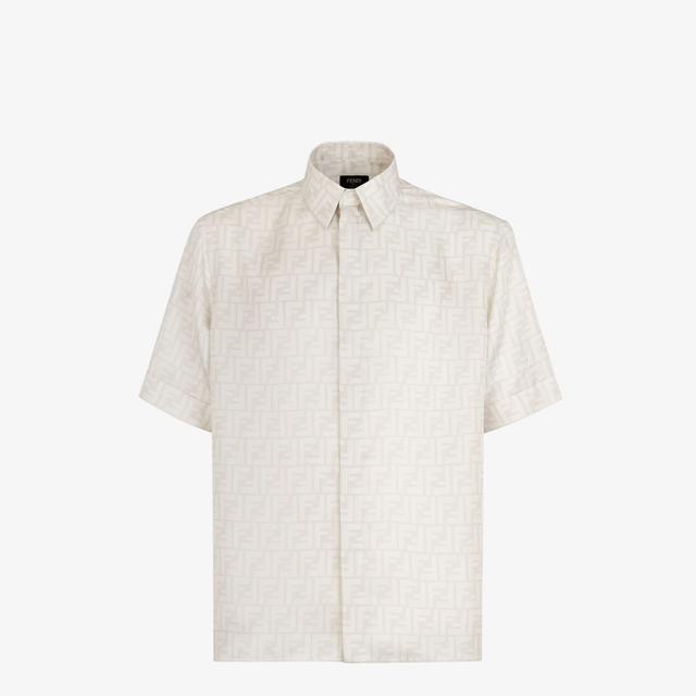 ShirtWhite FF silk shirt Product Image