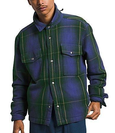 The North Face Long Sleeve Valley Plaid Twill Utility Shirt Jacket Product Image
