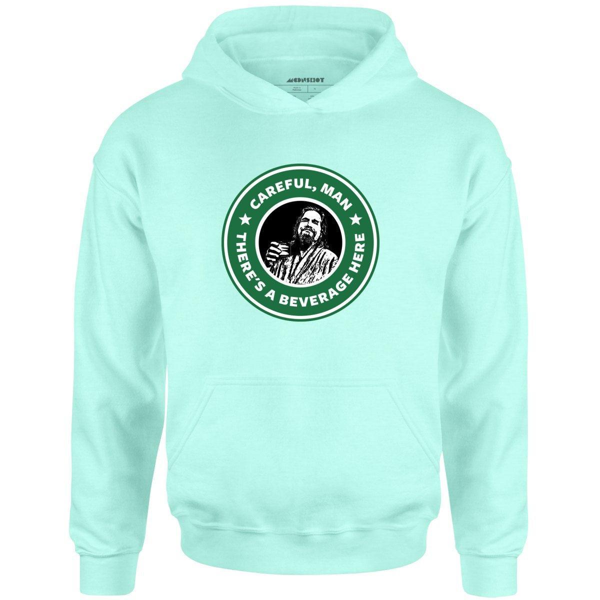 Lebowski - Careful, Man - There's a Beverage Here - Unisex Hoodie Male Product Image