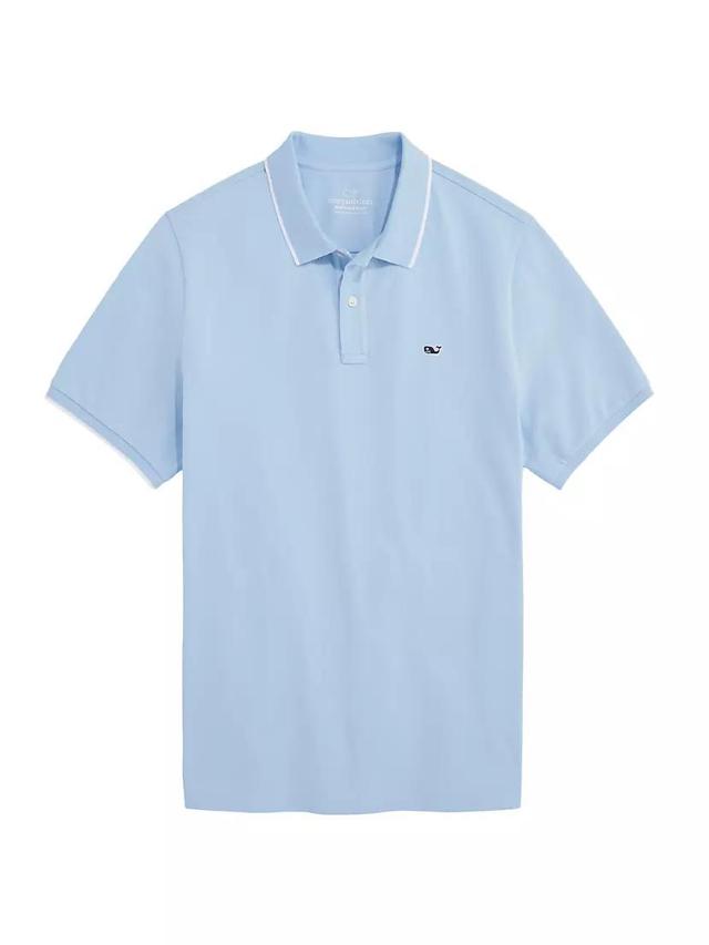 Mens Heritage Tipped Cotton Polo Shirt Product Image