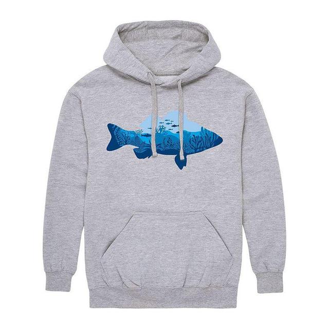 Mens Underwater Fish Fill Hoodie Product Image