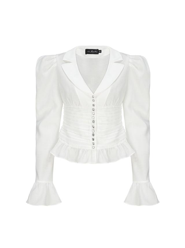 Emilia Top (White) Product Image