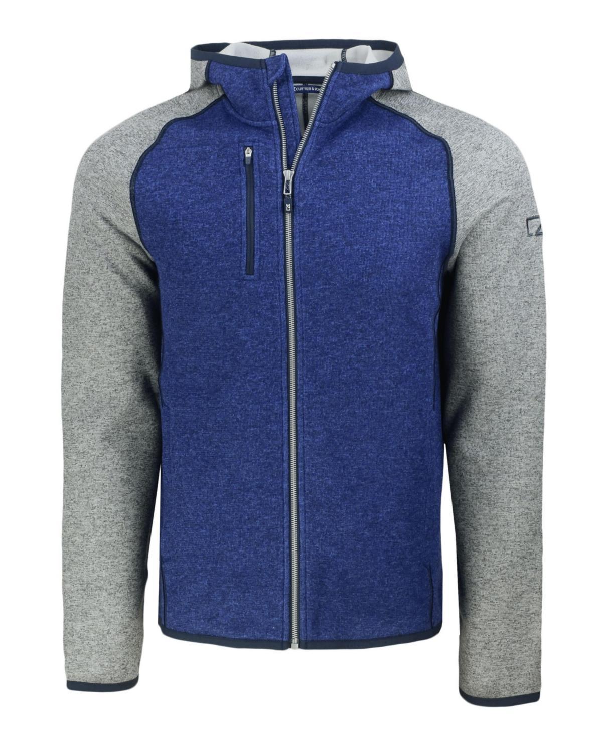 Cutter & Buck Mainsail Full Zip Hooded Mens Jacket - Polished heather Product Image