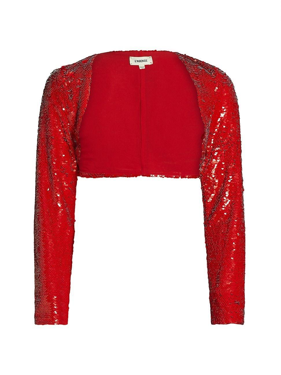 Womens Rocco Sequin Shrug Product Image