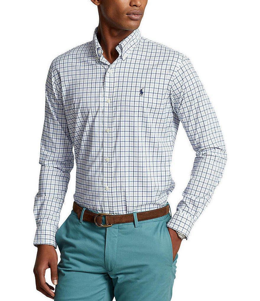 Polo Ralph Lauren Classic-Fit Twill Performance Stretch Long-Sleeve Woven Shirt Product Image