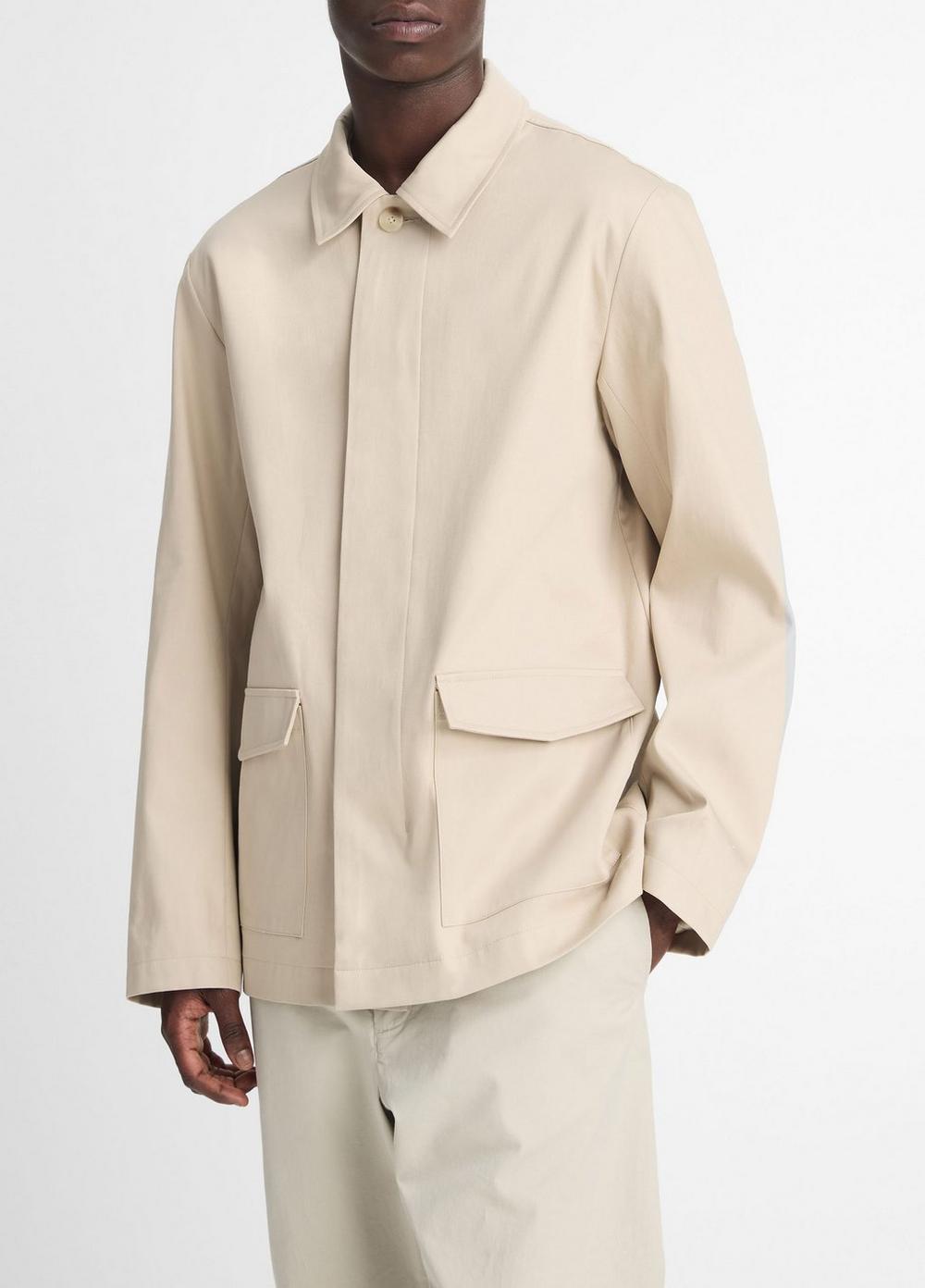 Short Cotton Mac Coat Product Image