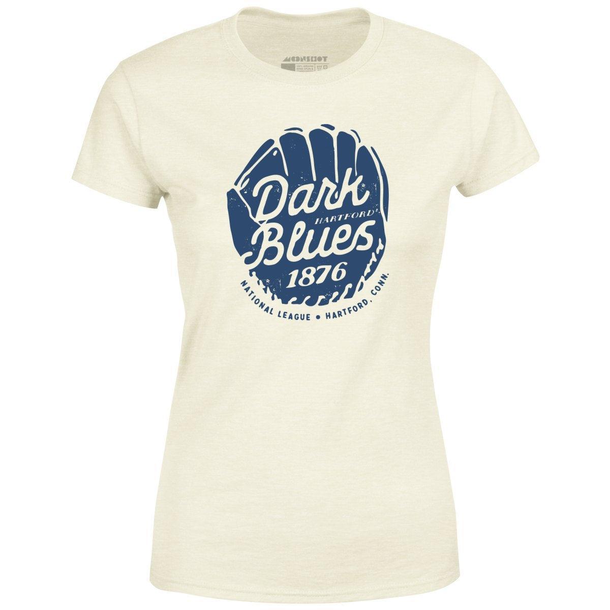 Hartford Dark Blues - Connecticut - Vintage Defunct Baseball Teams - Women's T-Shirt Female Product Image