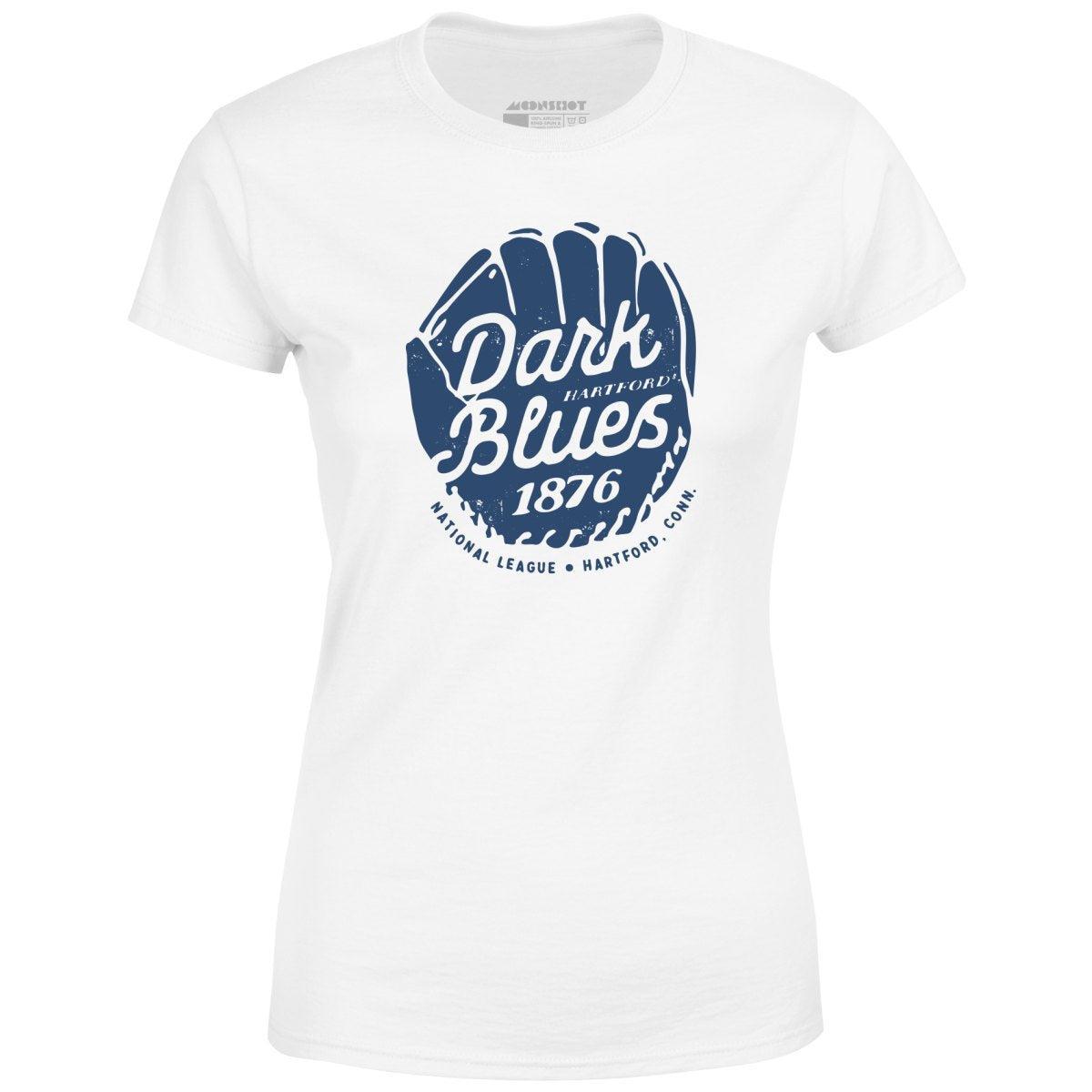 Hartford Dark Blues - Connecticut - Vintage Defunct Baseball Teams - Women's T-Shirt Female Product Image