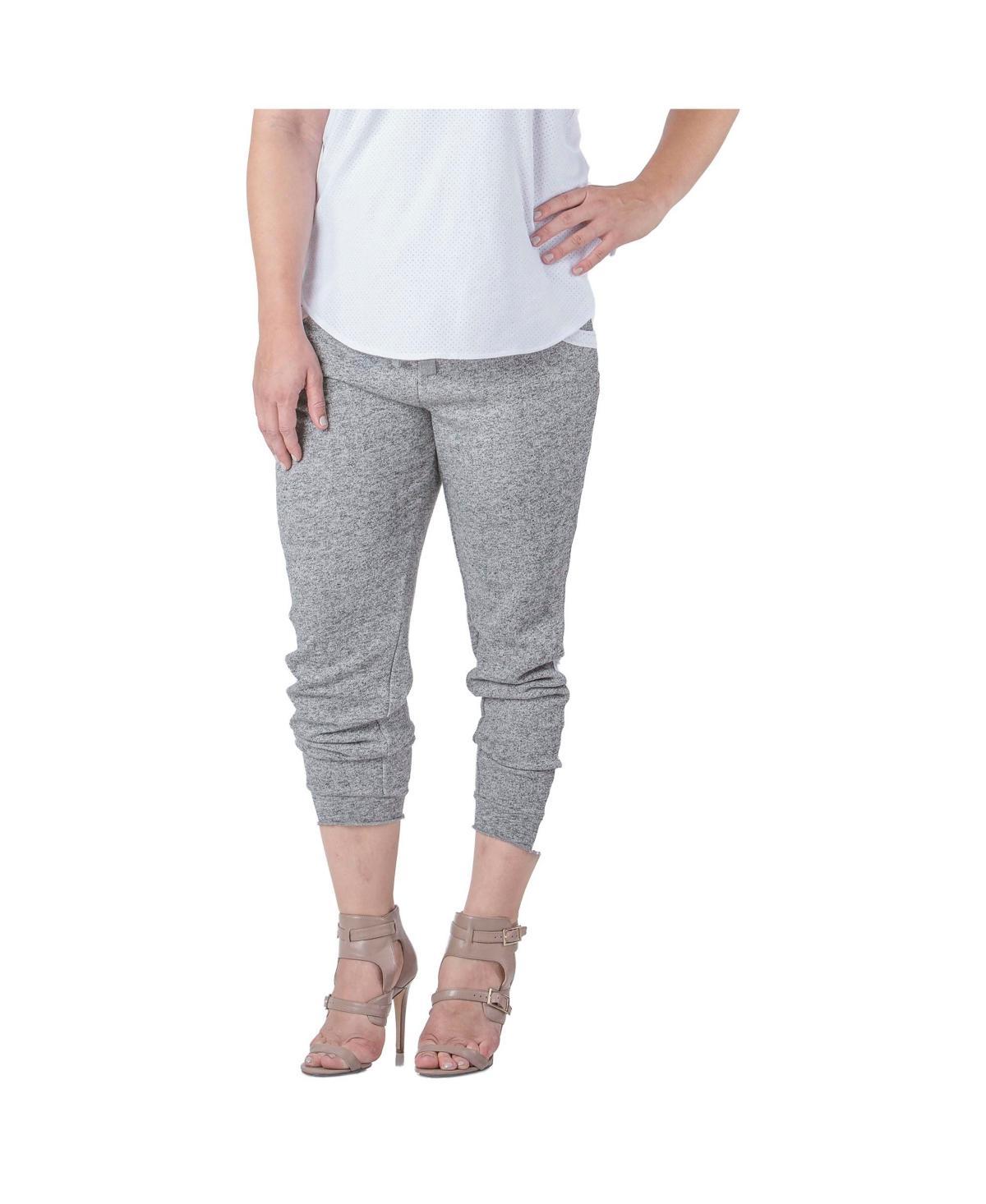 Womens Plus Size French Terry Contrast Side Panel Jogger Pants Product Image