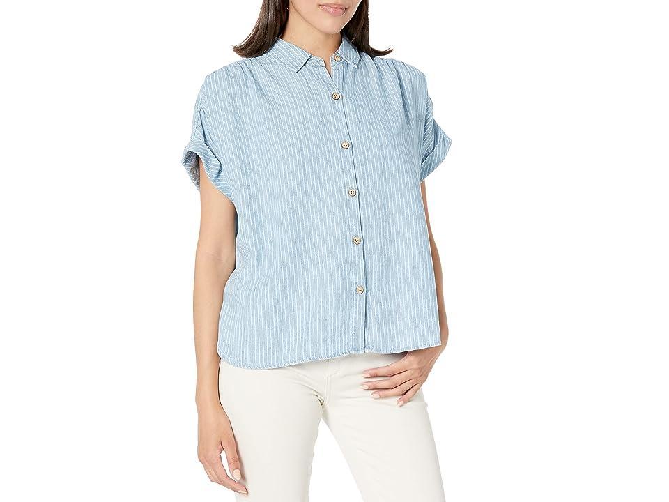 Faherty Breeze Shirt (Tried/True Stripe) Women's Clothing product image