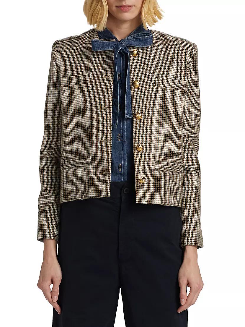 Sloane Check Wool Jacket Product Image