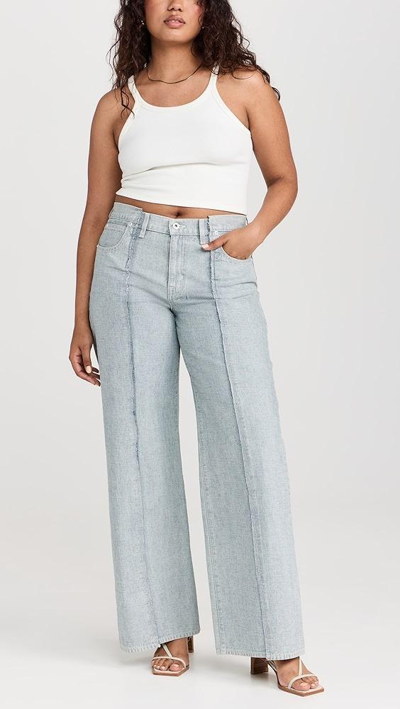 SLVRLAKE Re-Work Mica Paneled Reverse Jeans | Shopbop Product Image