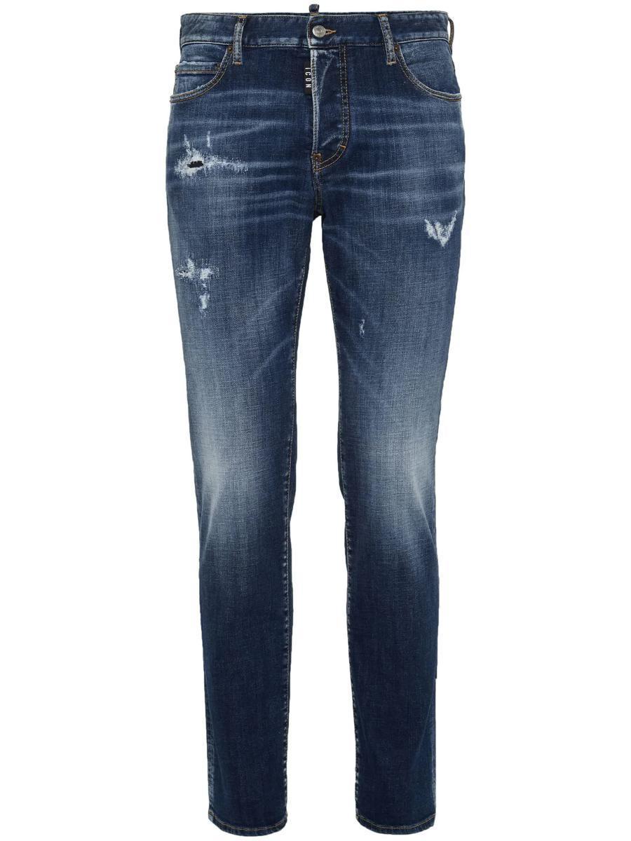 DSQUARED2 Jeans In Navy Blue Product Image