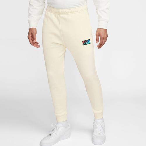 Nike Mens Club+ Patch GX Basketball Pants - Coconut Milk/Coconut Milk Product Image