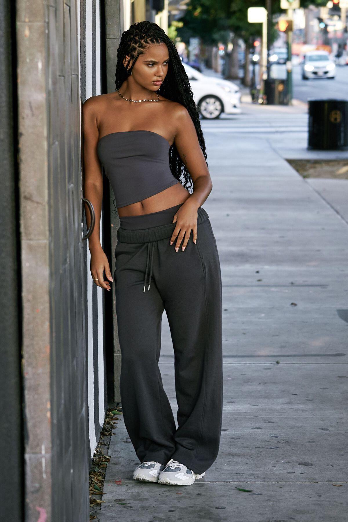 Straight Leg Panel Sweatpants product image