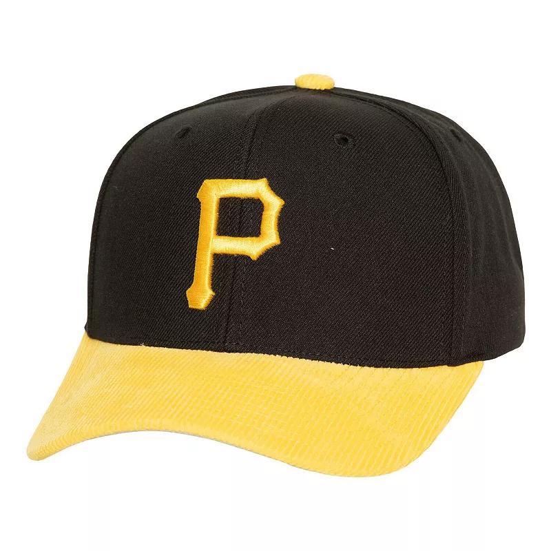 Mens Mitchell & Ness Pittsburgh Pirates Corduroy Pro Snapback Hat Product Image