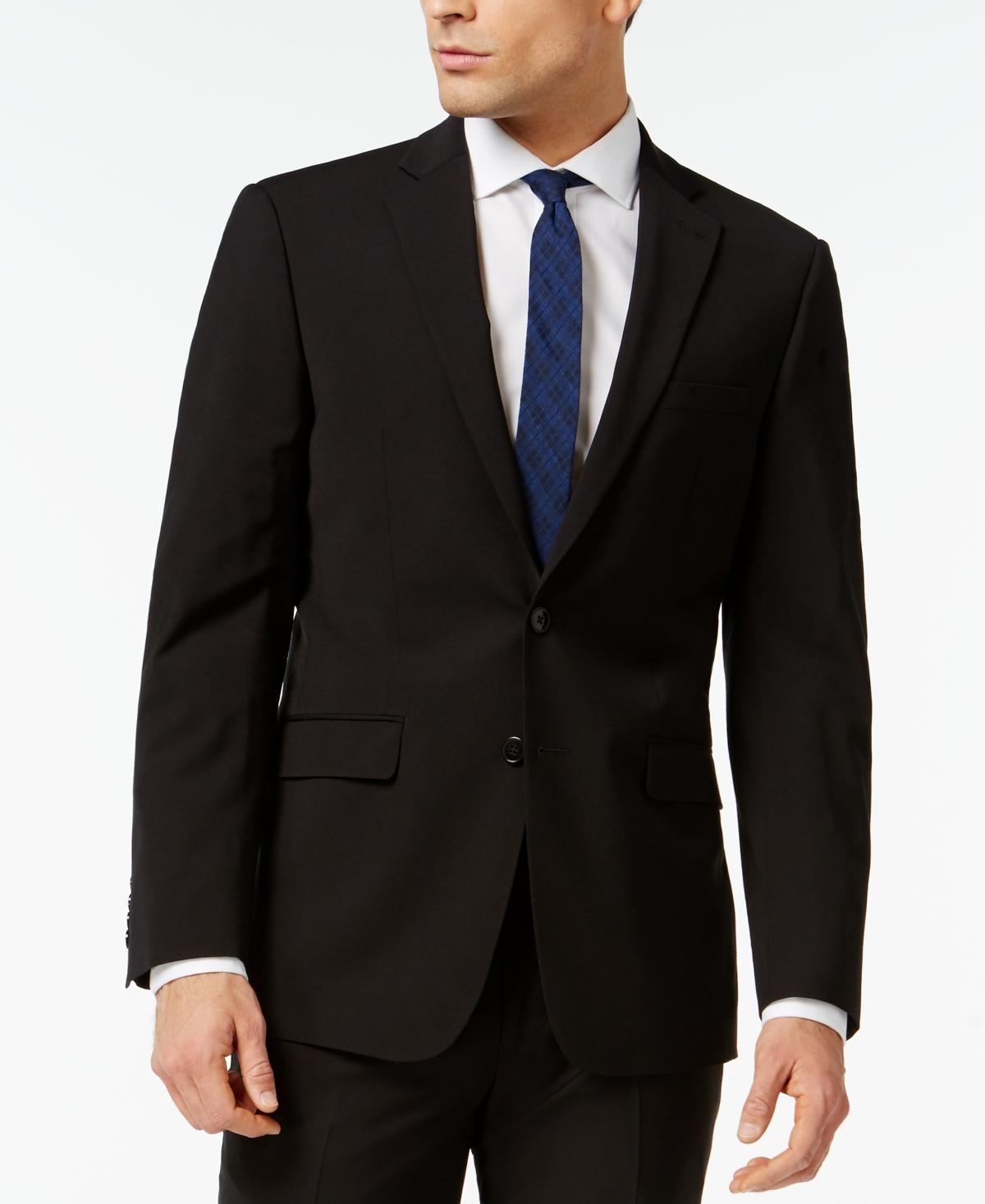 Calvin Klein Mens Slim-Fit Wool Infinite Stretch Suit Jacket Product Image