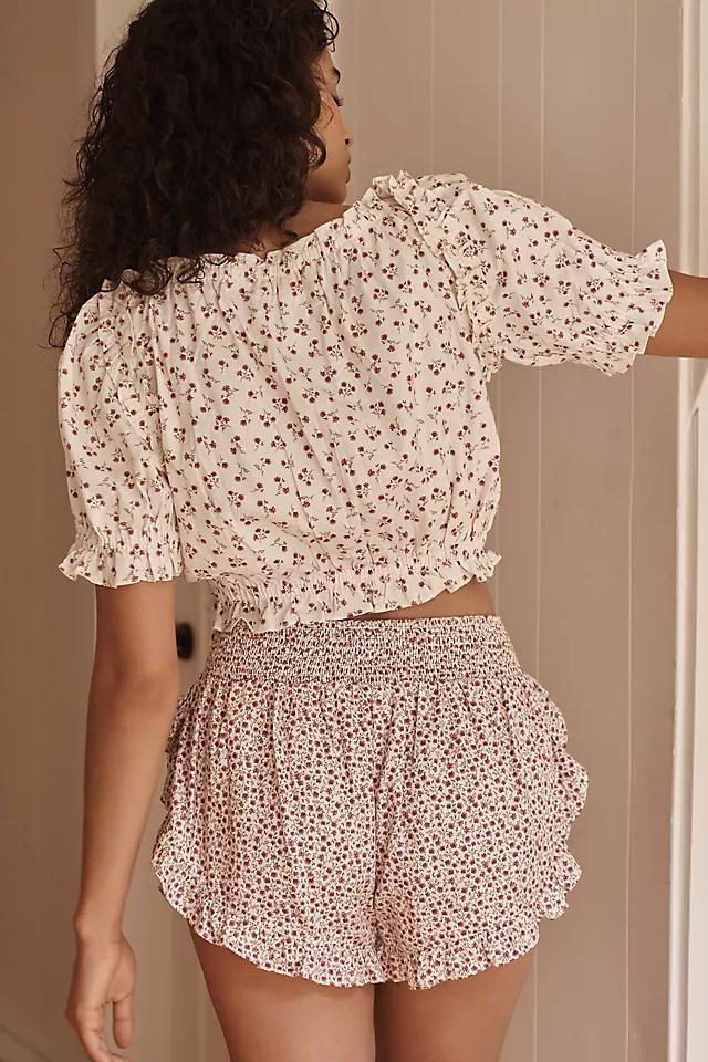 By Anthropologie Flannel Shorts Product Image