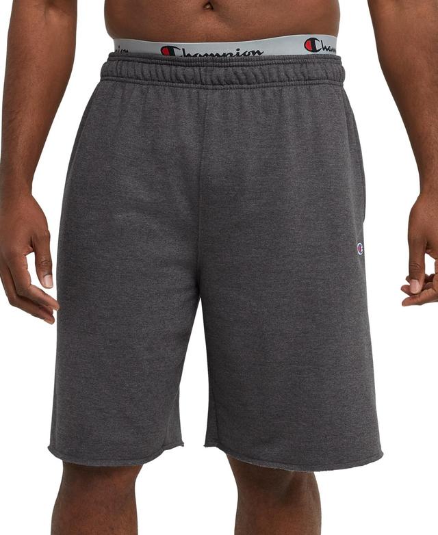 Champion Mens Big & Tall Powerblend Standard-Fit 10 Fleece Shorts Product Image