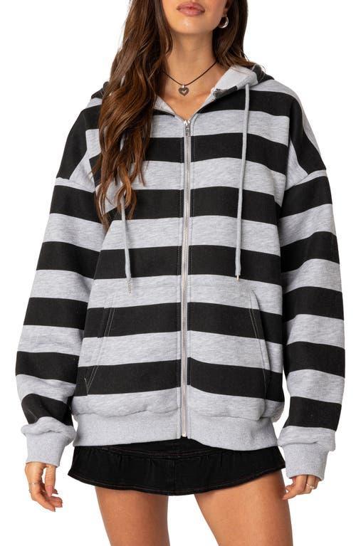 Edikted Maritza Oversized Zip Up Hoodie Product Image