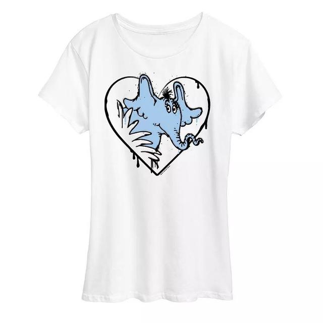 Womens Dr. Seuss Horton Heart Graphic Tee, Girls Product Image