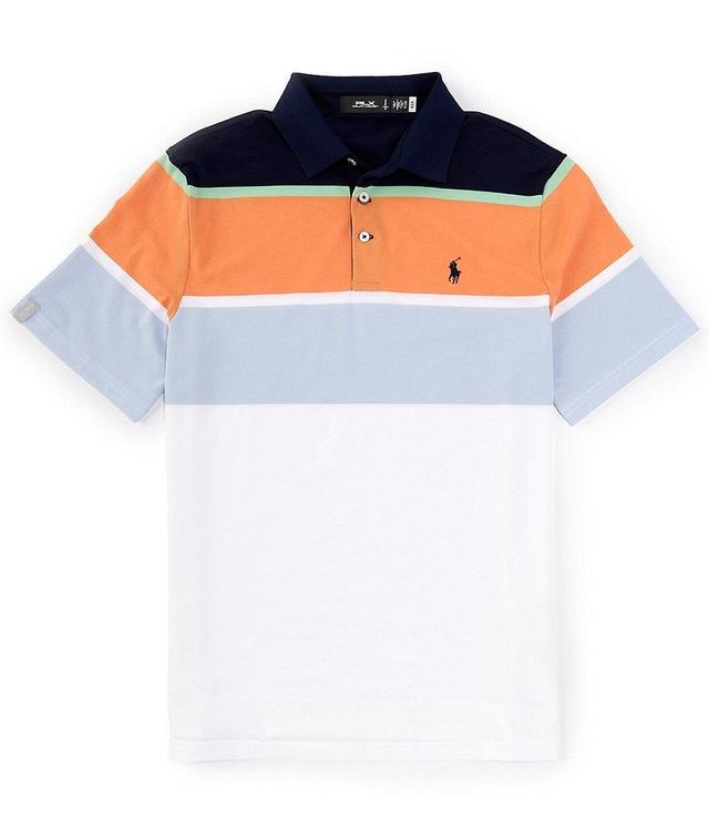 Polo Ralph Lauren RLX Golf Classic Fit Performance Stretch Color Block Short Sleeve Polo Shirt Product Image