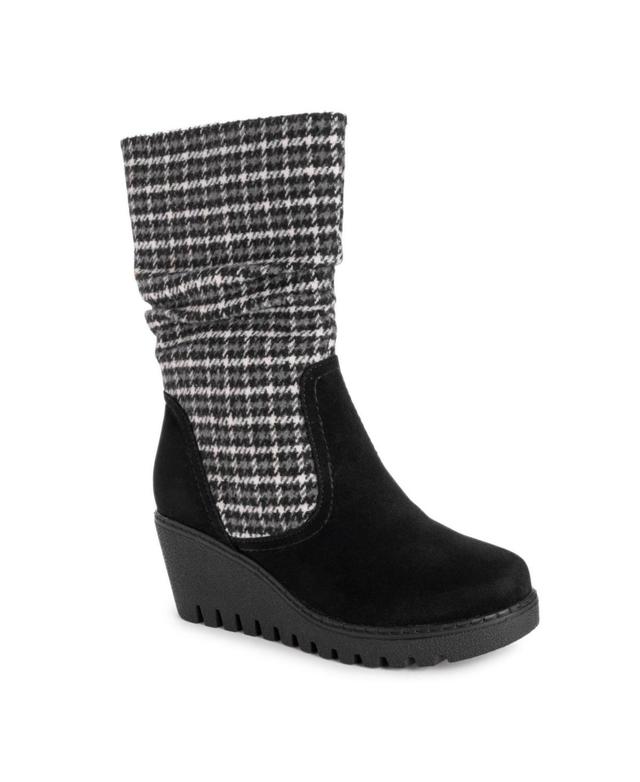 Muk Luks Womens Vermont Stowe Wedge Boots Product Image