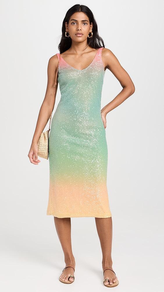 Dur Doux Ombre Sequins Midi Dress | Shopbop Product Image