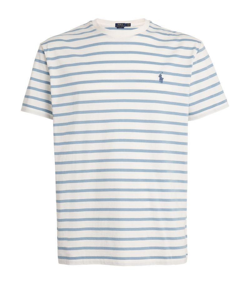 Men's Classic-fit Striped Cotton Jersey T-shirt In Nevis,vessel Blue Product Image