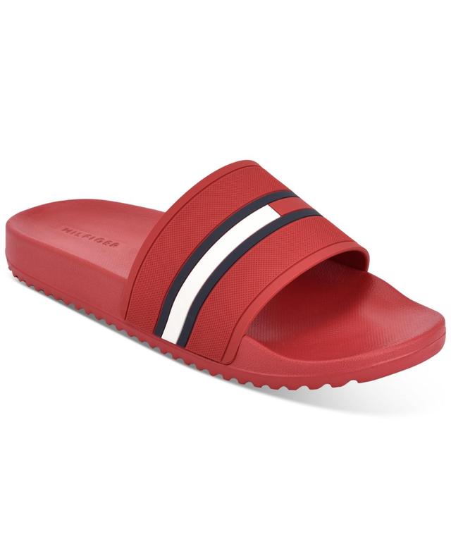 Tommy Hilfiger Mens Redder Flag Logo Pool Slide Sandals Product Image