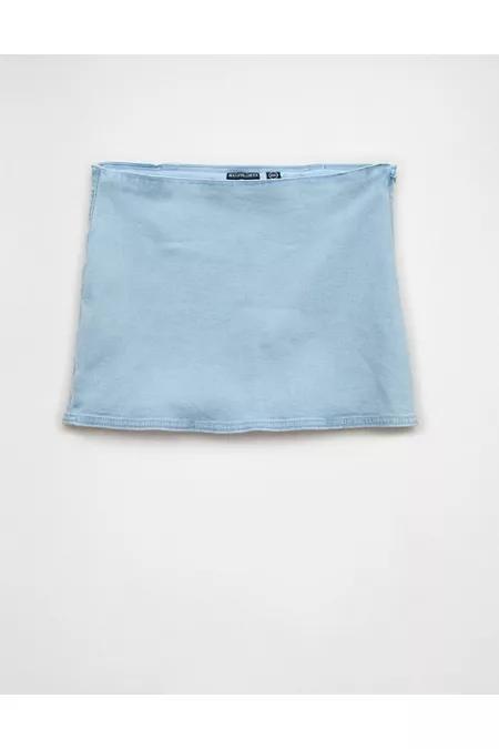 AE It Knit Low-Rise Denim Micro Mini Skort Women's Product Image