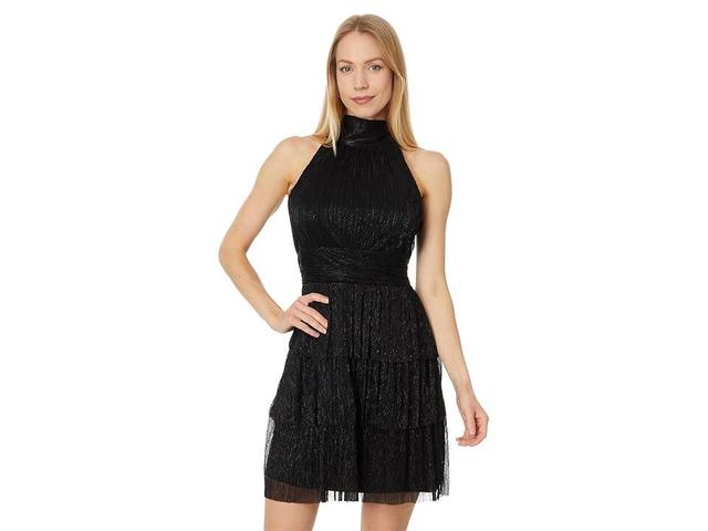 Lilly Pulitzer Wyn Dress (Noir Metallic Knit Crinkle) Women's Dress Product Image