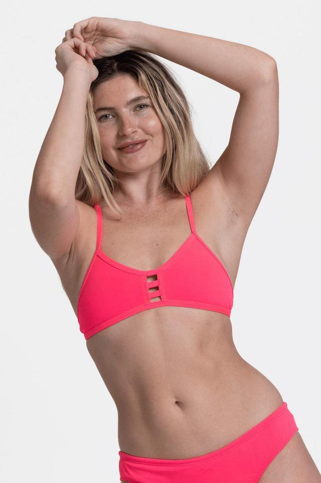 Tomcat Bikini Top - Hot Pink Female Product Image