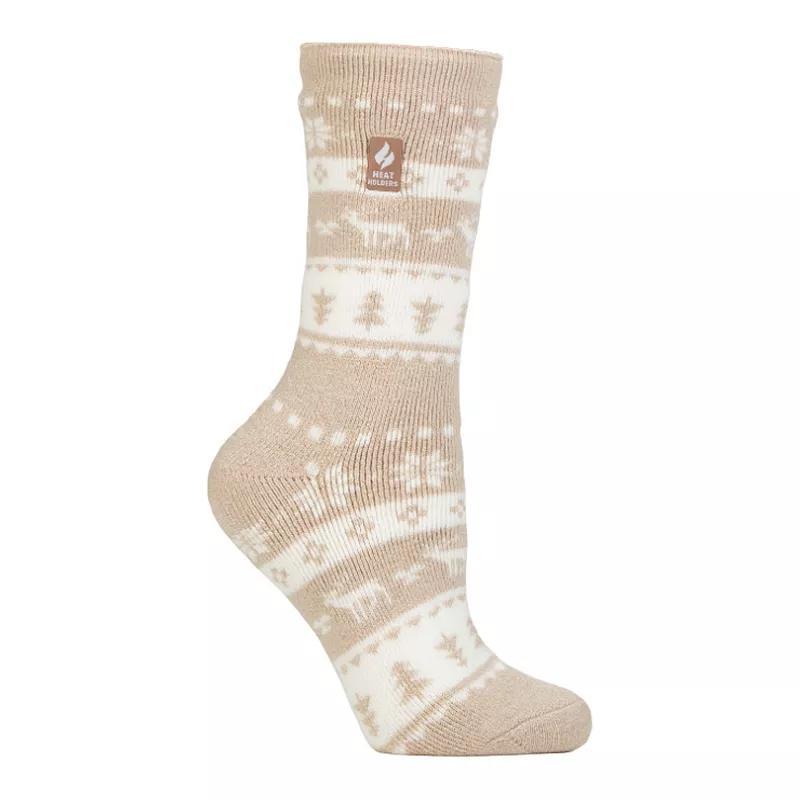 Womens Heat Holders Lite 5x Warmer Fairisle Crew Socks Product Image