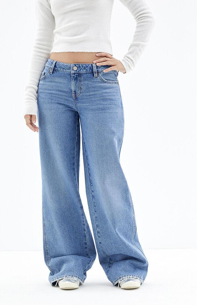 Womens Casey Low Rise Baggy Jeans - Product Image