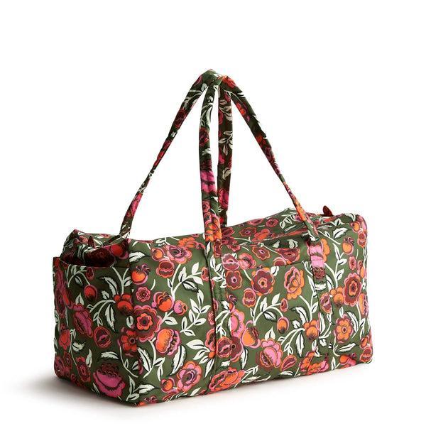 Large Original Duffel Bag - Bubbly Flowers Green Product Image