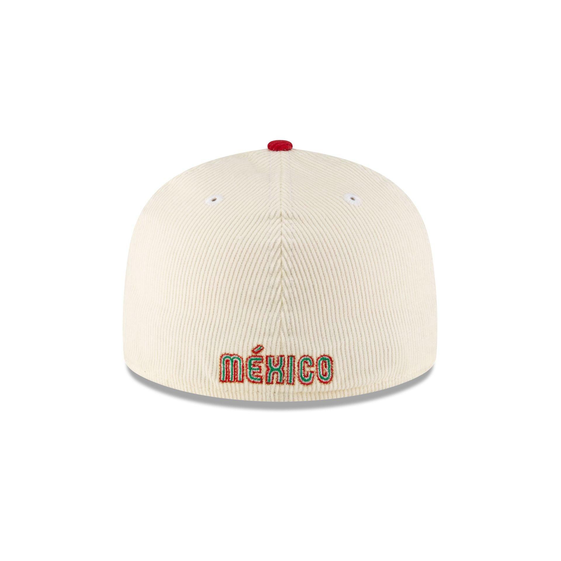 Mexico Baseball Chrome Red Corduroy 59FIFTY Fitted Hat Male Product Image