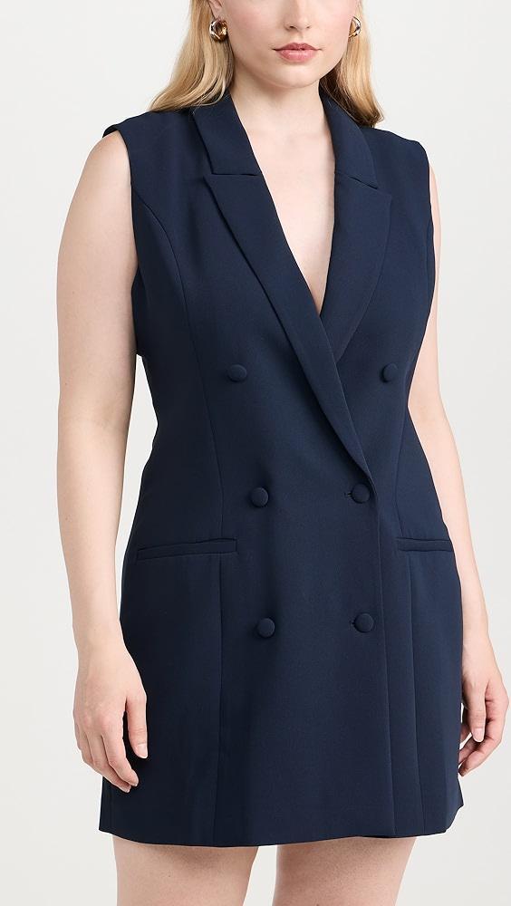 Good American Luxe Suiting Exec Dress | Shopbop Product Image