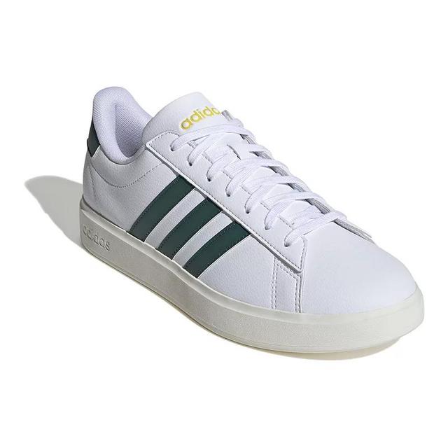 adidas Grand Court 2.0 Collegiate Green/Utility Yellow) Men's Shoes Product Image