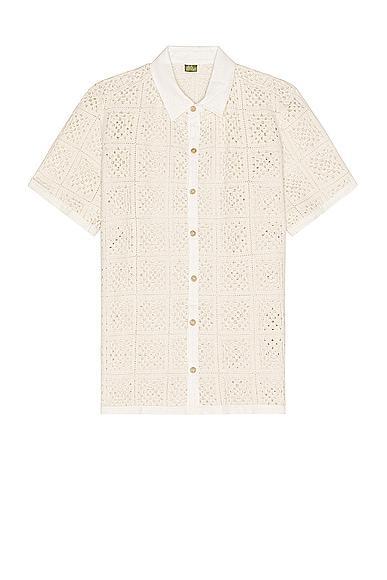 Agua Bendita Jared Shirt in Cream Product Image