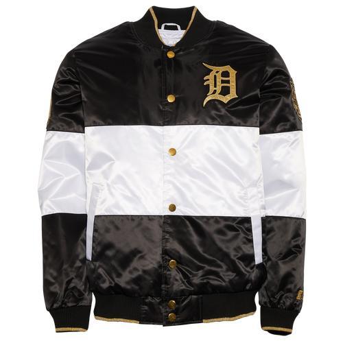 Starter x Ty Mopkins Mens Tigers Gold Jacket - Black/White/Gold Product Image