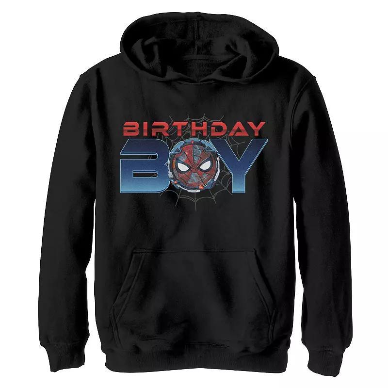 Boys Marvel Comics Spider-Man Birthday Boy Graphic Hoodie, Boys Product Image