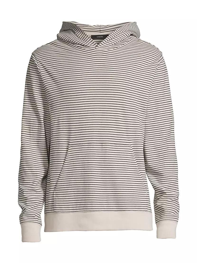 Striped Jersey Hoodie Product Image