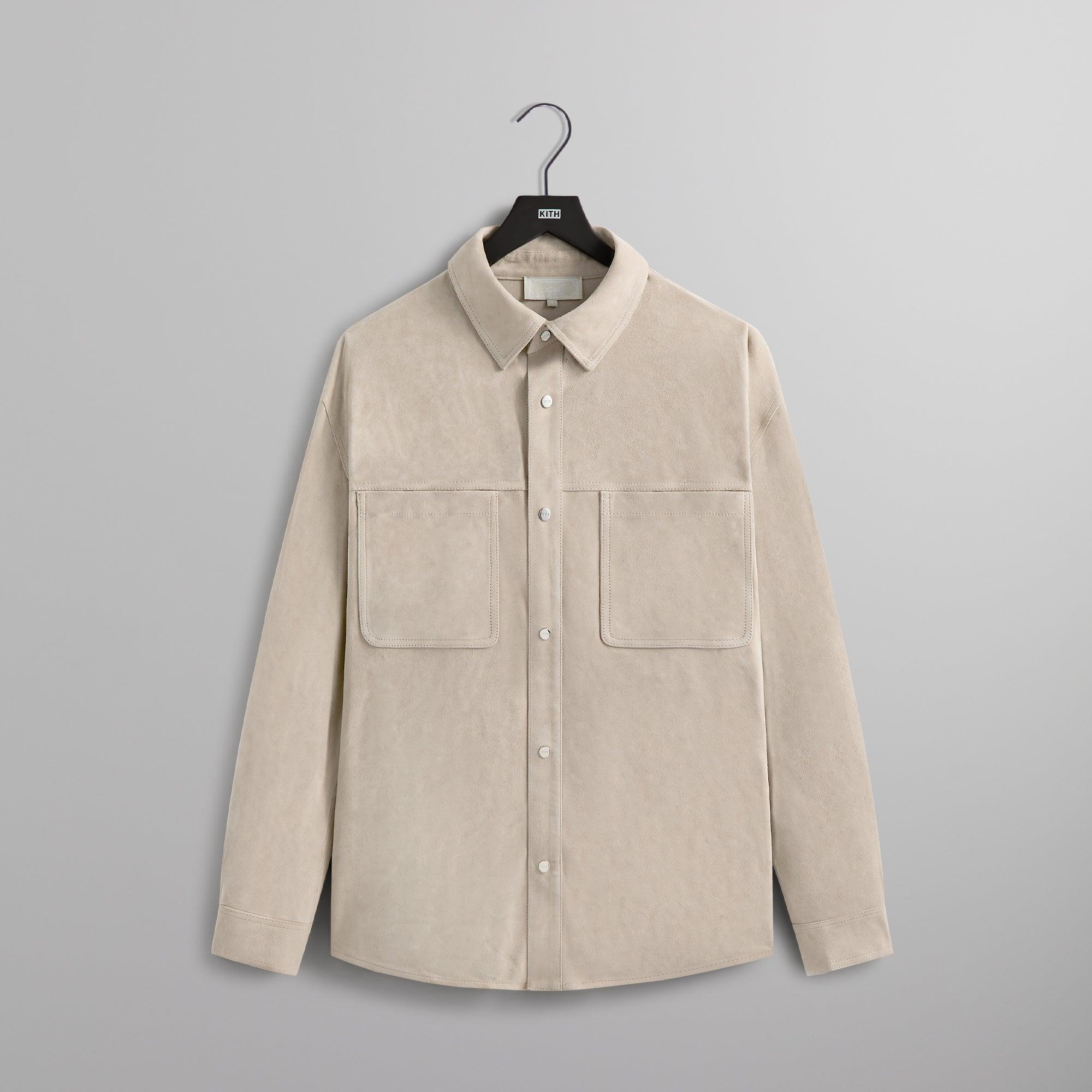 Kith Suede Apollo Shirt - Malt Male Product Image