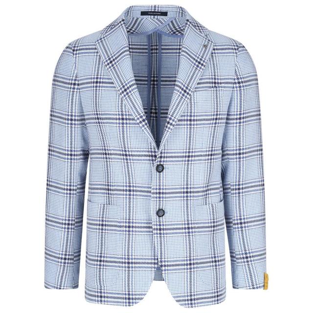 Tagliatore Blue Check Blazer Product Image