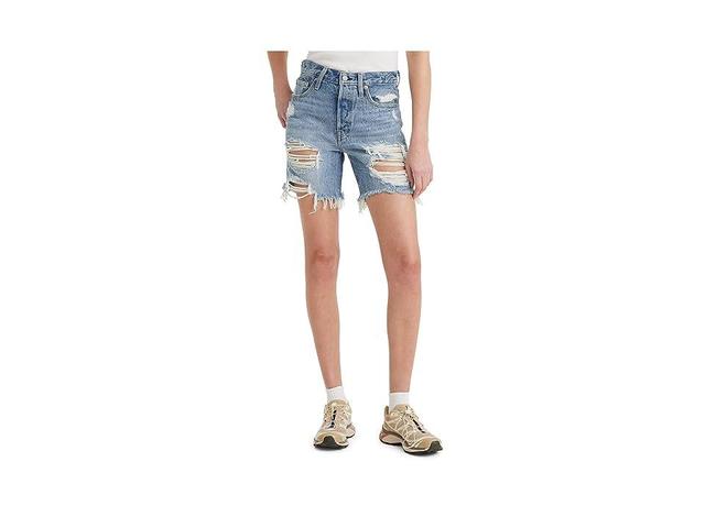 Levi's(r) Premium 501(r) Mid Thigh Shorts (Camp Point) Women's Casual Pants Product Image