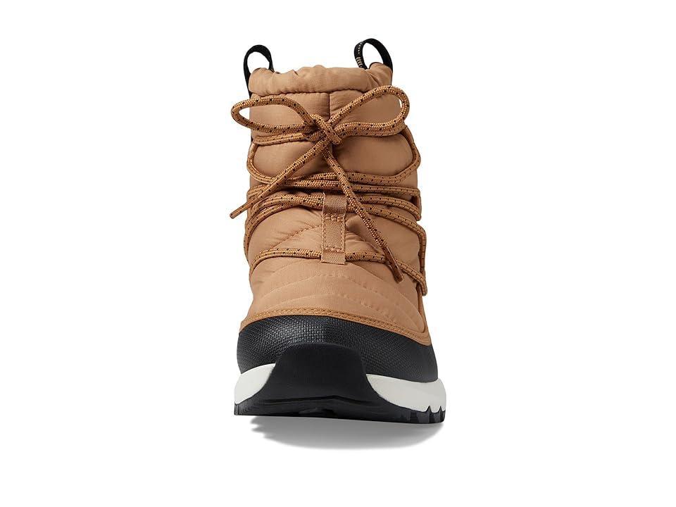 The North Face Women's ThermoBall Lace Up Waterproof Boot Almond Butter / TNF Black Product Image